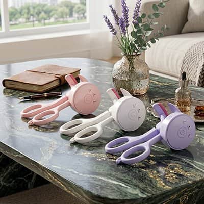 recourbe cils rose blanc violet