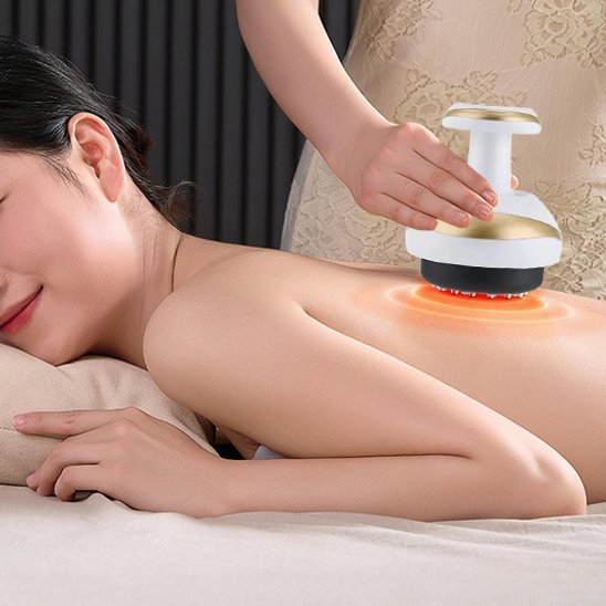 Appareil massage pour le dos blanc