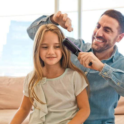 brosse chauffante lissage enfants