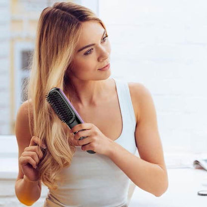 brosse chauffante lissage