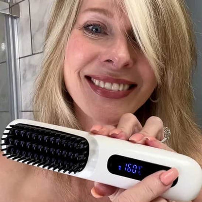 brosse chauffante reglable