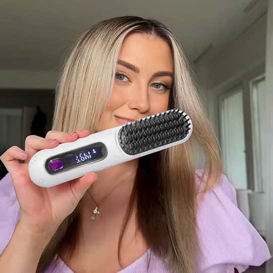 brosse chauffante