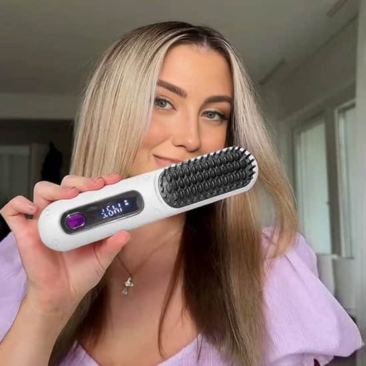 brosse chauffante