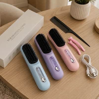 brosse lissante chauffante