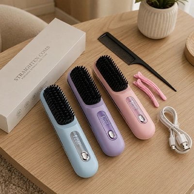 brosse lissante chauffante