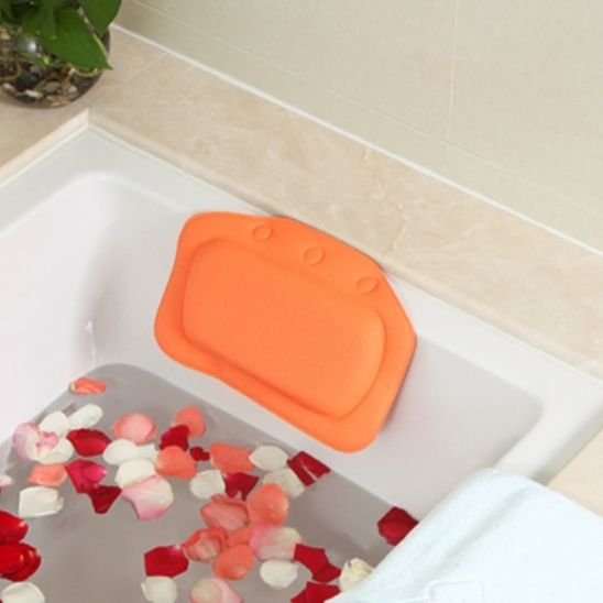 coussin de bain orange