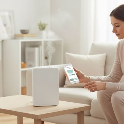 diffuseur dhuiles essentielles connecte
