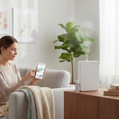 diffuseur dhuiles essentielles blanc