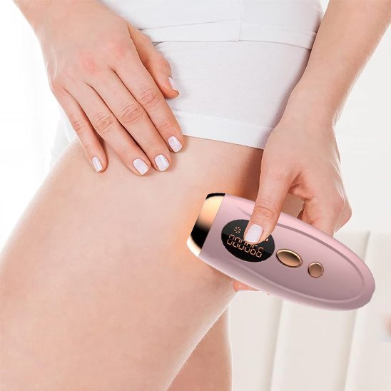 épilateur lumière pulsée rose