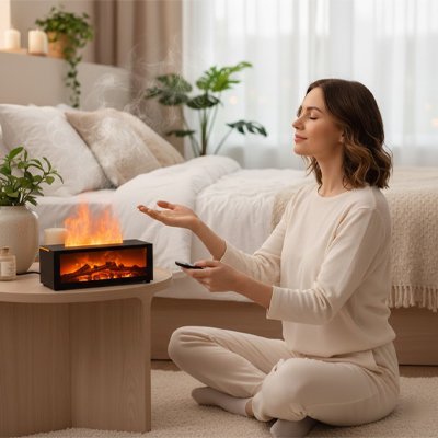 humidificateur dair lumière LED