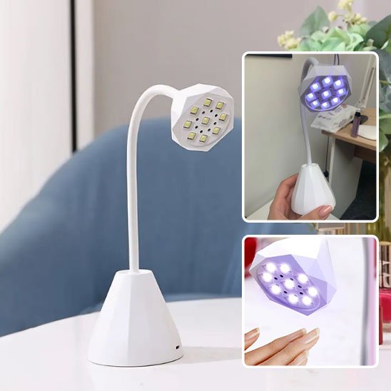 lampe uv ongles bleu