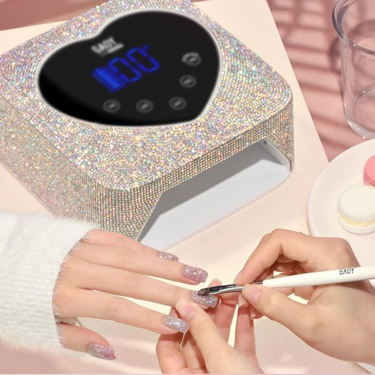 lampe uv ongles doré