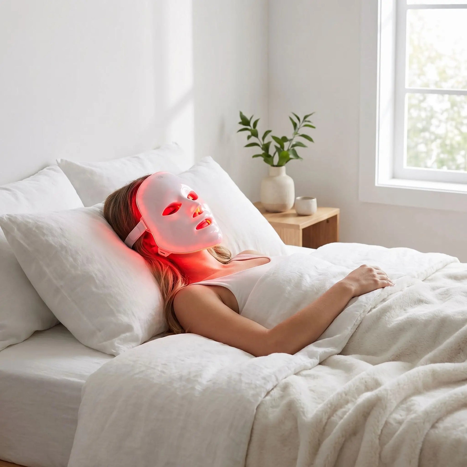 masque facial led