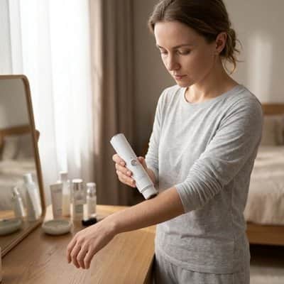 rasoir pour femme electrique bllanc