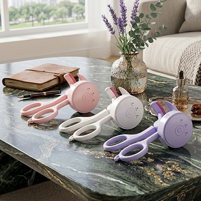 recourbe cils rose blanc violet